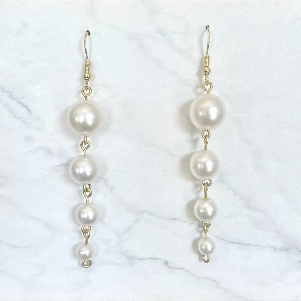 Pearl Drop Dangle Earrings